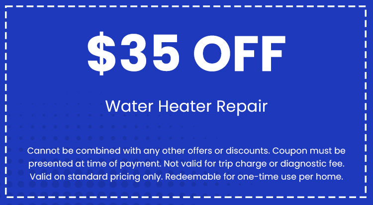 Discounts on Water Heater Repair