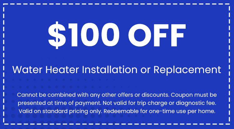 Discounts on Water Heater Installation or Replacement