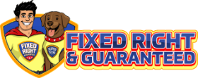 Fixed Right Guaranteed Logo Shield Text Wide Red Cape Transparent