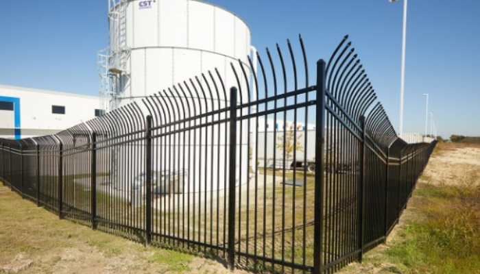 Commercial Steel Fence