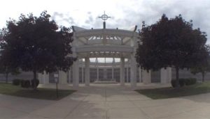 air duct problem at Catholic cemetery